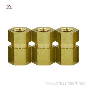 Cold Forming Insert Threading hex head Brass Nut